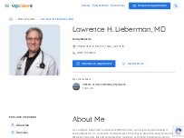 Website Screenshot Lawrence H. Lieberman, MD