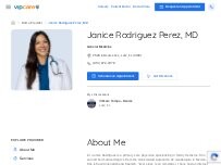 Website Screenshot Janice Rodriguez Perez, MD
