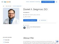 Website Screenshot Daniel A. Stegman, DO