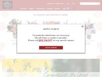 Website Screenshot Misty's Florist