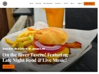 Website Screenshot On the River Tavern & Mo’s Cigar Bar