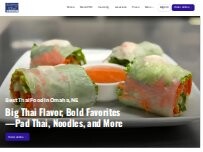 Website Screenshot Omaha Mercy Thai Restaurant
