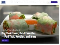 Website Screenshot Omaha Mercy Thai Restaurant