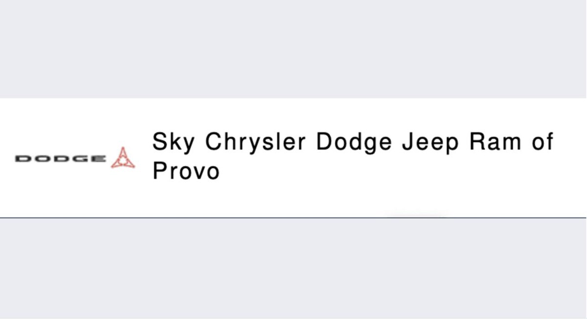 Chrysler Jeep Dodge Ram Provo Service Department Logo
