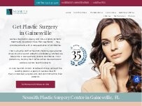 Website Screenshot Nesmith Plastic Surgery Center