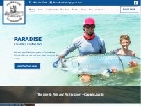 Website Paradise Fishing Charters