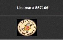 Website Screenshot Express Electric and Construction