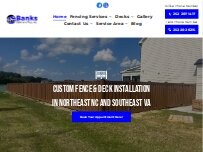 Website Screenshot Banks Exteriors Plus  Inc