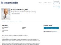 Website Screenshot Daniel Nethala, MD