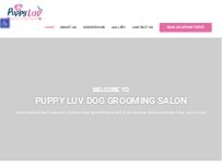 Website Screenshot Puppy Luv Dog Grooming Salon