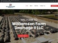 Website Screenshot Williamson Farm Drainage ll LLC