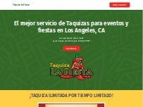 Website Screenshot Taquiza La Fiesta