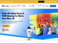 Website Screenshot iCode Costa Mesa, CA