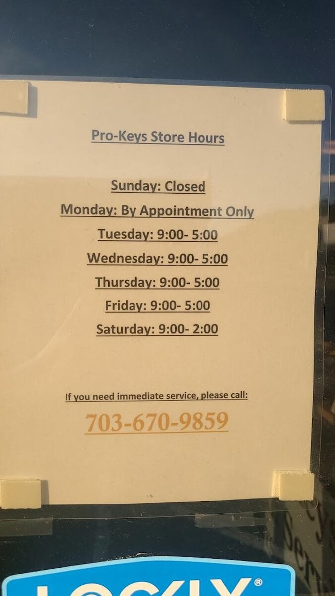 Images Pro-Keys Locksmith Service