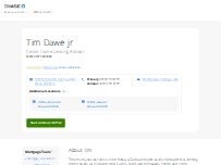 Website Screenshot Tim Dawe jr - Chase Home Lending Advisor - NMLS ID 1201805