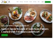 Website Screenshot ZACA CAFE