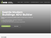 Website Screenshot Seattle Modern Buildings ADU Builder