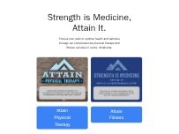 Website Screenshot Attain Physical Therapy
