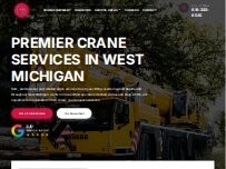 Website Screenshot Grand Rapids Crane Co.