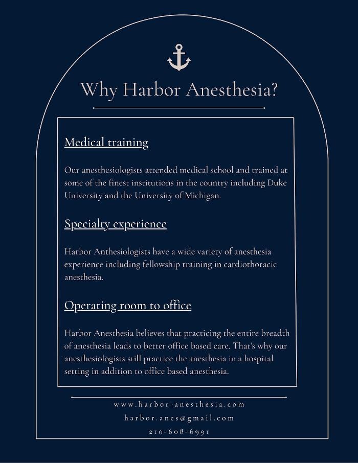 Images Harbor Anesthesia