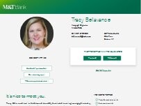 Website Screenshot Tracy Bellavance - M&T Bank