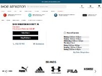 Website Screenshot Shoe Sensation