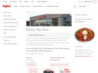 Website Screenshot Hy-Vee Pickup