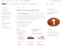 Website Screenshot Hy-Vee Pickup