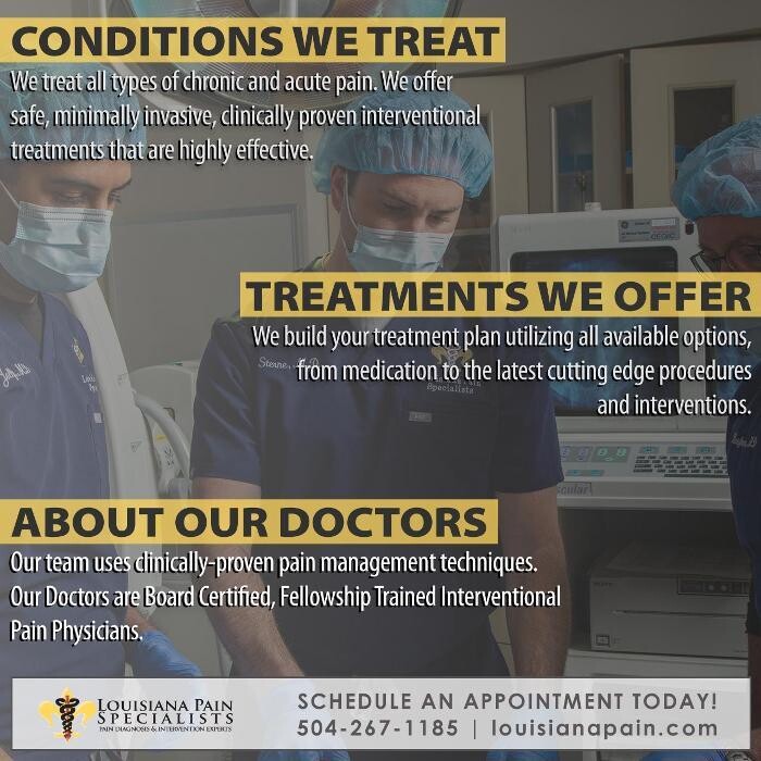 Images Louisiana Pain Specialists - Metairie Pain Management Clinic