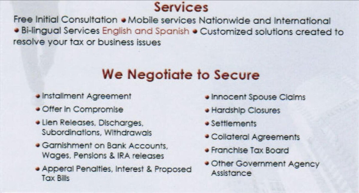 Images Martha De la chaussee Tax and Business Zone