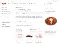 Website Screenshot Hy-Vee Pickup