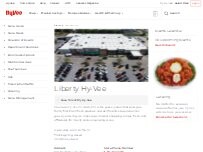 Website Screenshot Hy-Vee Pickup