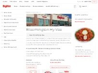 Website Screenshot Hy-Vee Pickup