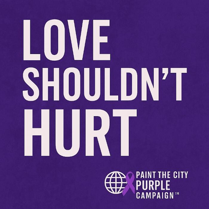 Images Paint the City Purple Campaign