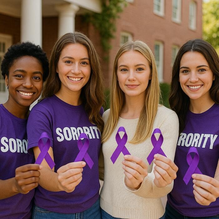 Images Paint the City Purple Campaign