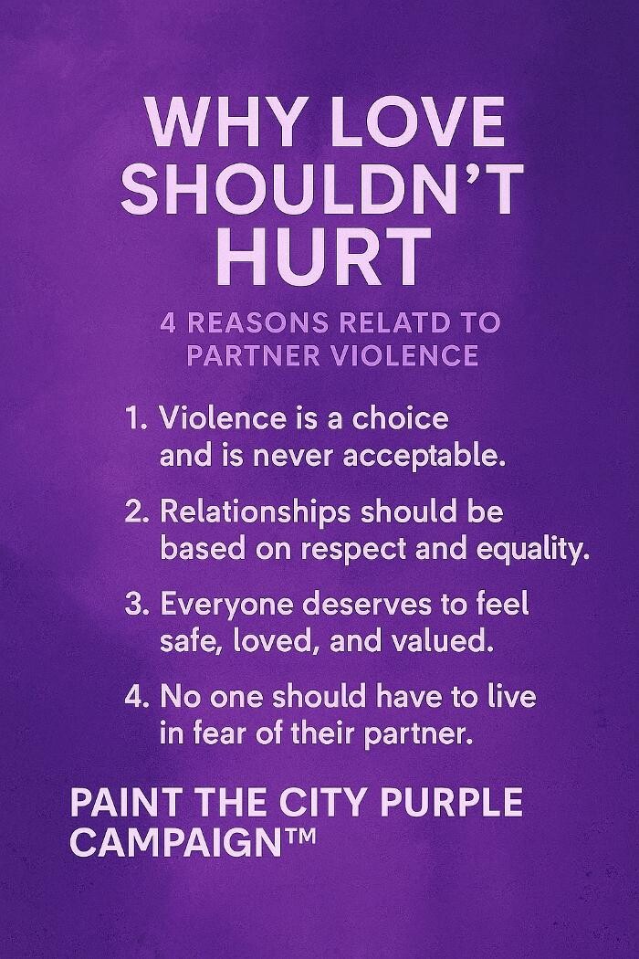 Images Paint the City Purple Campaign