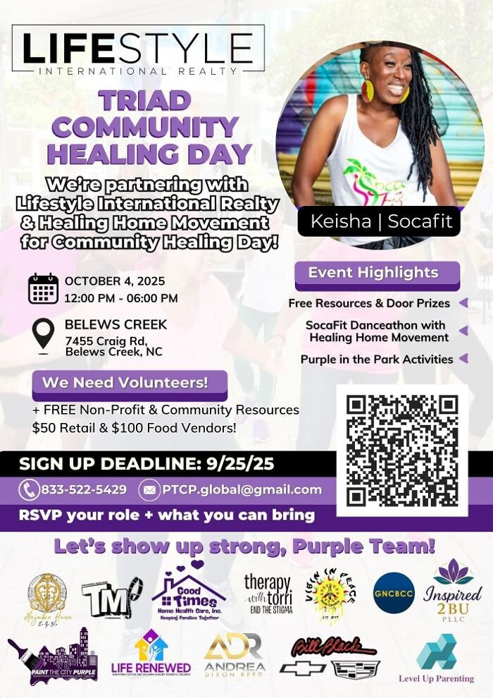 Images Paint the City Purple Campaign