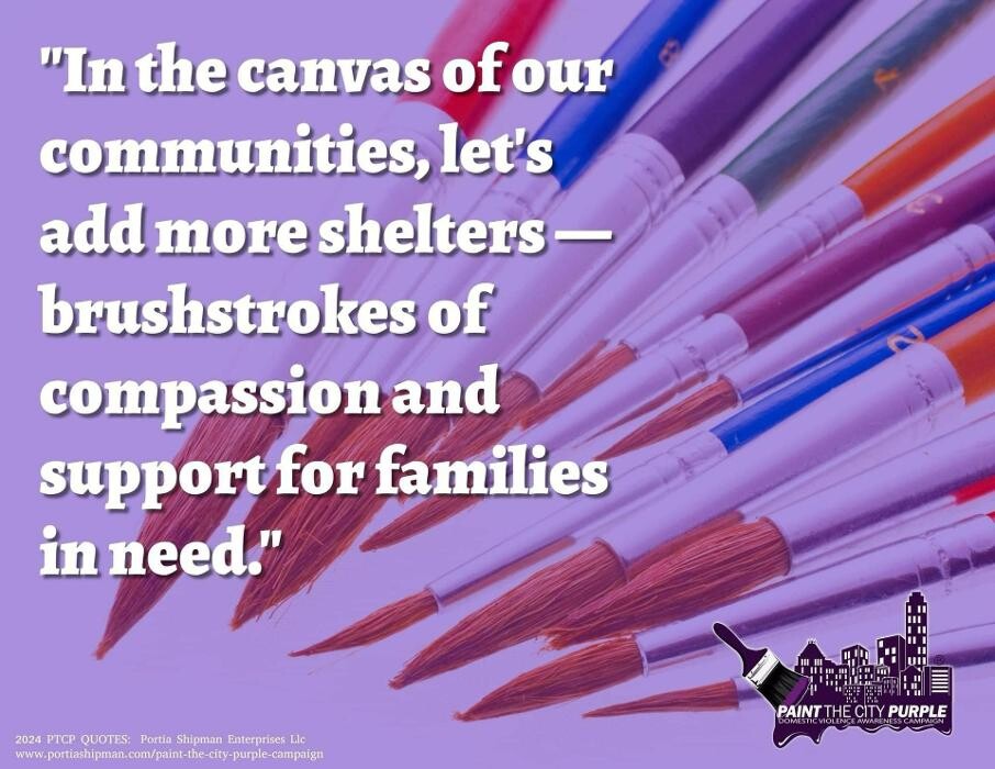 Images Paint the City Purple Campaign
