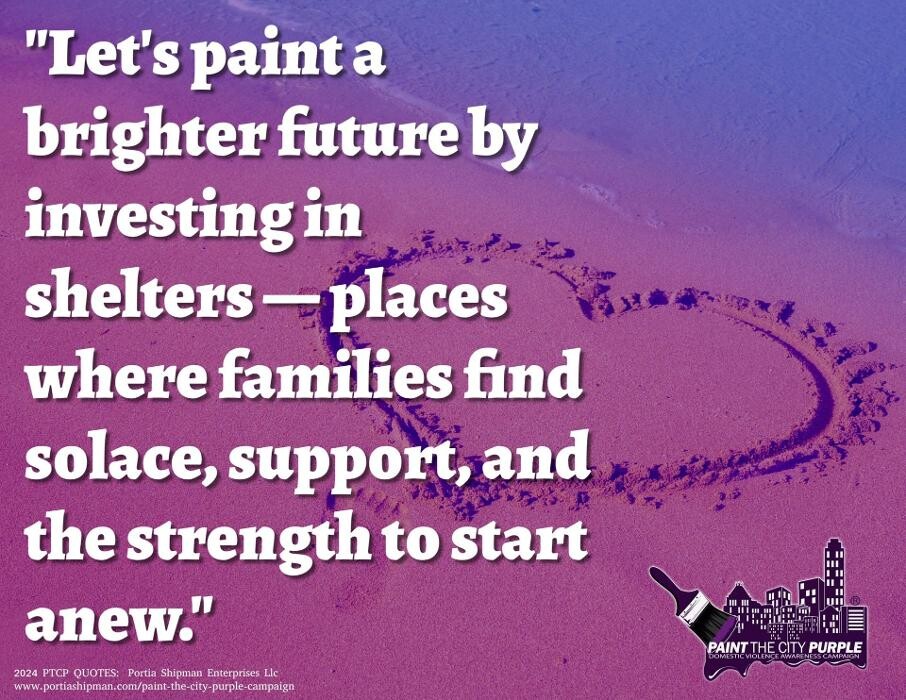 Images Paint the City Purple Campaign