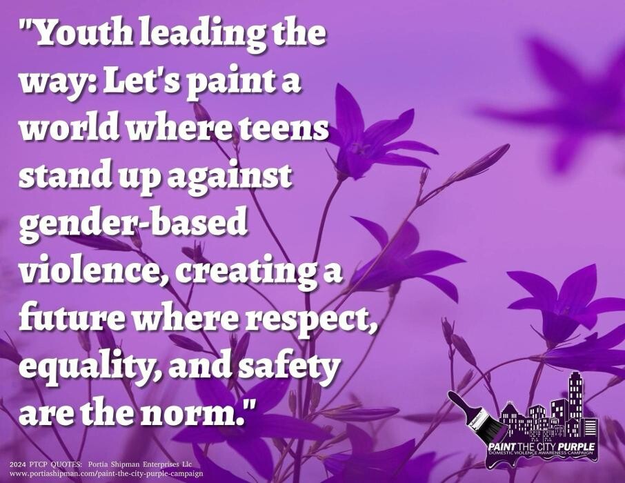 Images Paint the City Purple Campaign