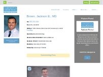 Website Screenshot Brown, Jackson, MD