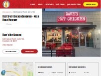 Website Screenshot Dave's Hot Chicken