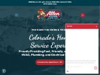 Website Screenshot Allen Service