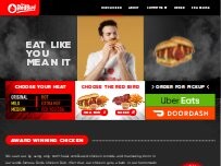 Website Screenshot The Red Bird Hot Chicken & Fries