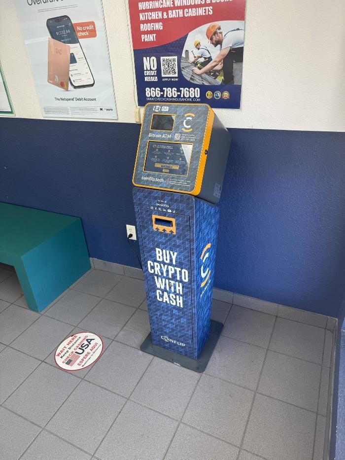 Images CoinFlip Bitcoin ATM - Check Cashing USA (Boynton Beach)