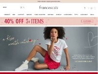 Website Screenshot francesca's