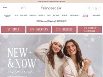 Website Screenshot francesca's