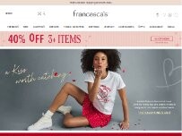 Website Screenshot francesca's