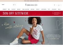 Website Screenshot francesca's