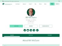 Website Screenshot Bill McGuire with FitzGerald Financial Group